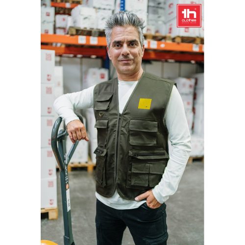 THC PIXEL. ჟილეტი (200 გ/მ²) პოლიესტერში და ბამბაში