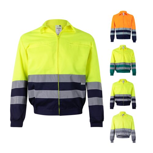 VL NEPTUNE LARGE. ორ ფერის ტვილ ჯაკეტი (210გ/მ²) პოლიესტერში (80%) და ბამბაში (20%)