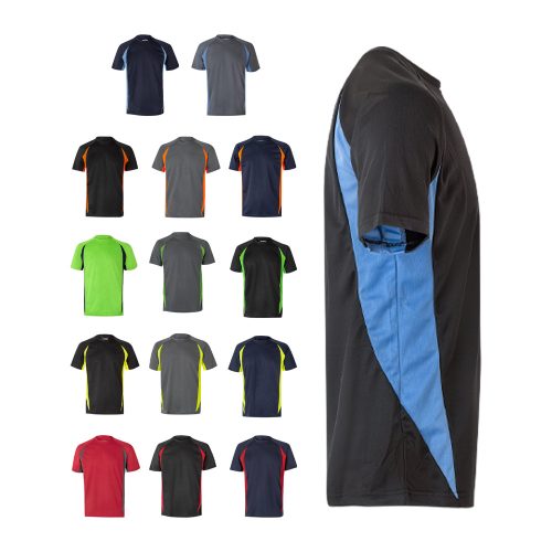 VL SLAYER. ორ ფერიანი bird-eye ტექნიკური მაისური (160გ/მ²), პოლიესტერი (100%)