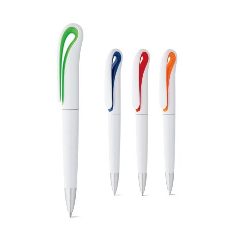 TOUCAN. ბურთულიანი კალამი ტვისტ მექანიზმით და კლიპით