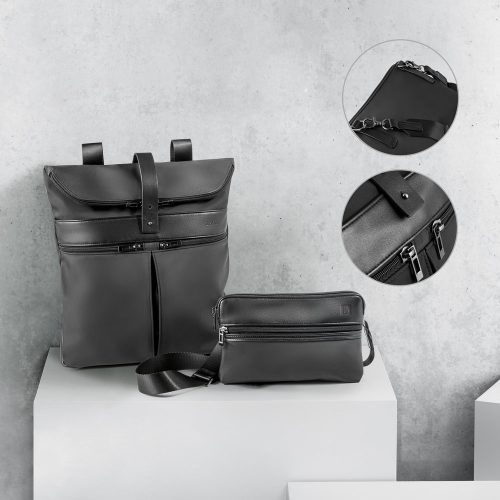 ROVER ზურგჩანთა. მიკროფიბრის და PU ზურგჩანთა