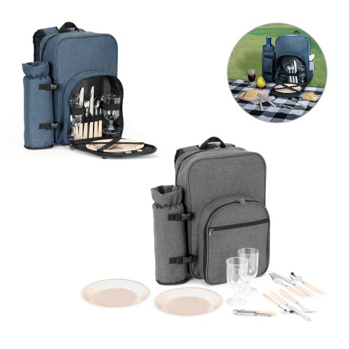 WHITSUNDAY. 600D მაღალი სიმკვრივის გადამუშავებული პოლიესტერის პიკნიკის გამაგრილებელი ზურგჩანთა