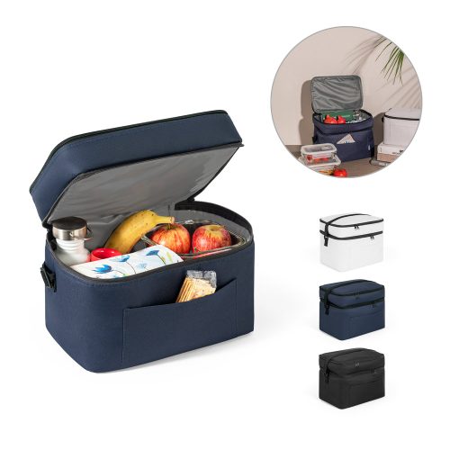 CANCUN LARGE. თერმული ჩანთა 600D, გადამუშავებული პოლიესტერი, რეგულირებადი სამაგრი ქამრით 14 L