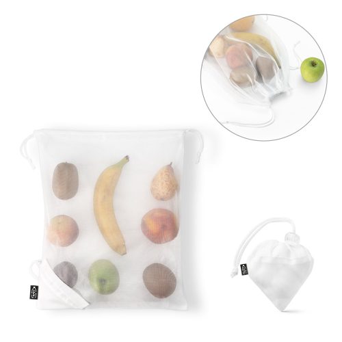 BOLZANO. მჭიდრო ქსოვილის და 190T გადამუშავებული პოლიესტერის (100% rPET)გან დამზადებული დასაკეცი ჩანთა