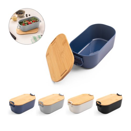 MAHLEB. ჰერმეტული PP ყუთი ბამბუკის თავსახურით