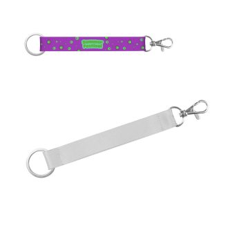 WALSALL. SET Lanyard SUBLIMATION Short II DUO (20 mm) გადამუშავებული პოლიესტერით (100% rPET) რგოლით Ø 32 mm და Hook Trigger Snap 20 mm