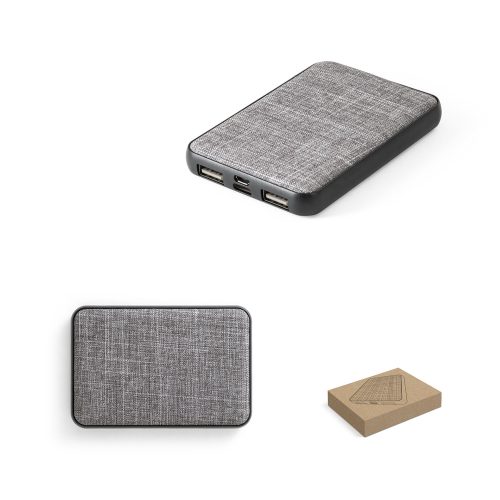 RENEWAL BATTERY. Power bank 5,000 mAh გადამუშავებული PET-დან (100% rPET)