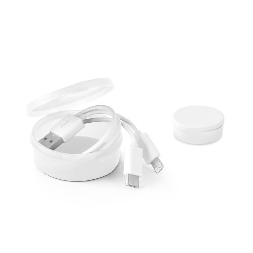 EMMY. 3 in 1 USB კაბელი ABS და PVC მასალით