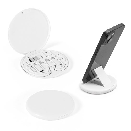 SYSTROM. Recycled ABS (100% rABS) სუპერპატარა დამტენი კაბელი და ადაპტერის კომპლექტი