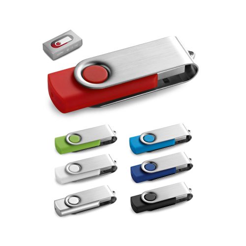 CLAUDIUS 16GB. 16 GB USB ფლეშ დრაივი მეტალის კლიპით