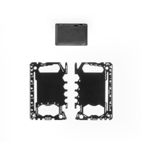 PEEBLES. უჟანგავი ფოლადის მრავალფუნქციური ბარათი 20 ფუნქციით